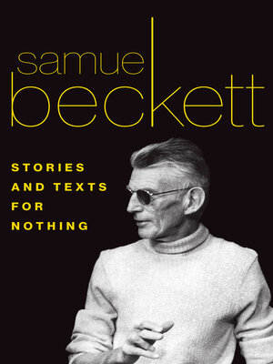 cover image of Stories and Texts for Nothing